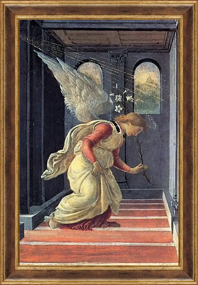 Картина в раме - The Annunciation detail (2) Сандро Боттичелли