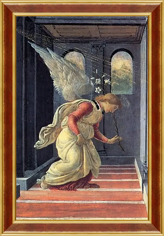 Картина в раме - The Annunciation detail (2) Сандро Боттичелли