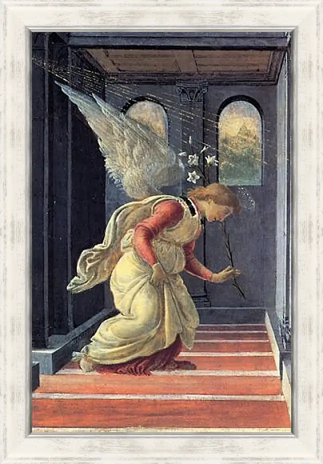 Картина в раме - The Annunciation detail (2) Сандро Боттичелли