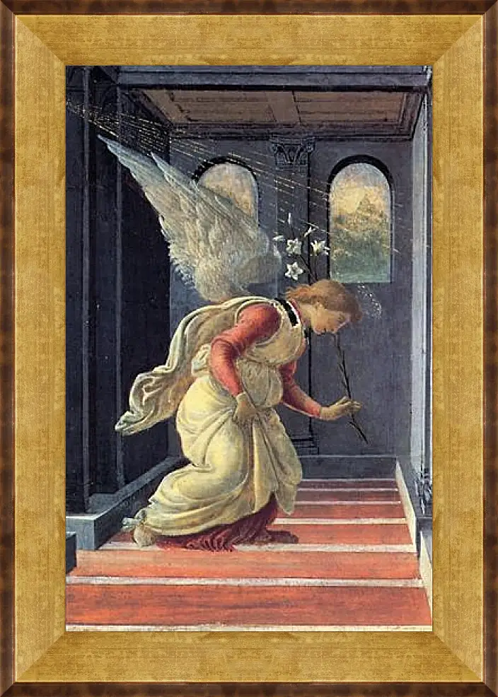 Картина в раме - The Annunciation detail (2) Сандро Боттичелли