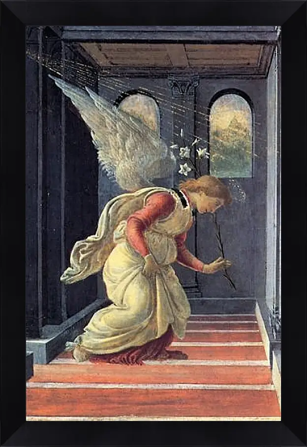 Картина в раме - The Annunciation detail (2) Сандро Боттичелли