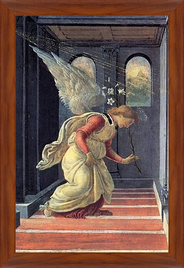 Картина в раме - The Annunciation detail (2) Сандро Боттичелли