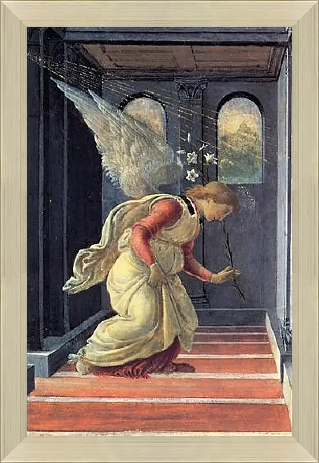 Картина в раме - The Annunciation detail (2) Сандро Боттичелли