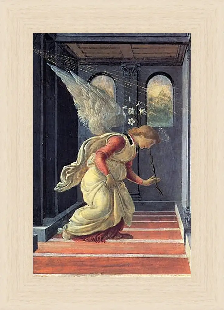 Картина в раме - The Annunciation detail (2) Сандро Боттичелли