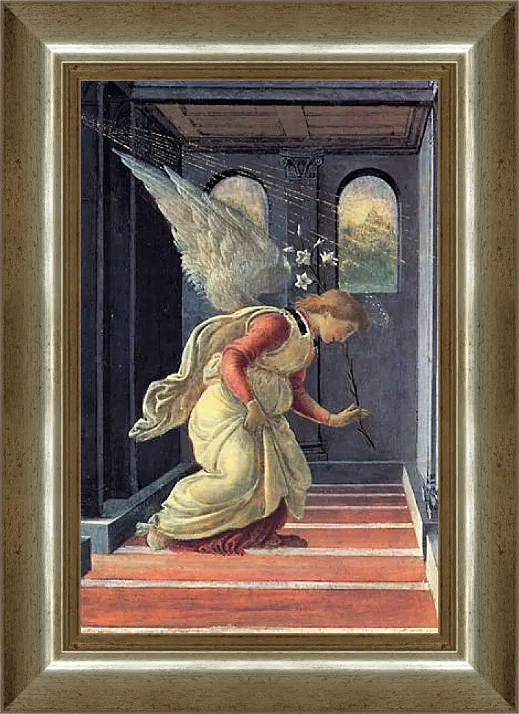 Картина в раме - The Annunciation detail (2) Сандро Боттичелли