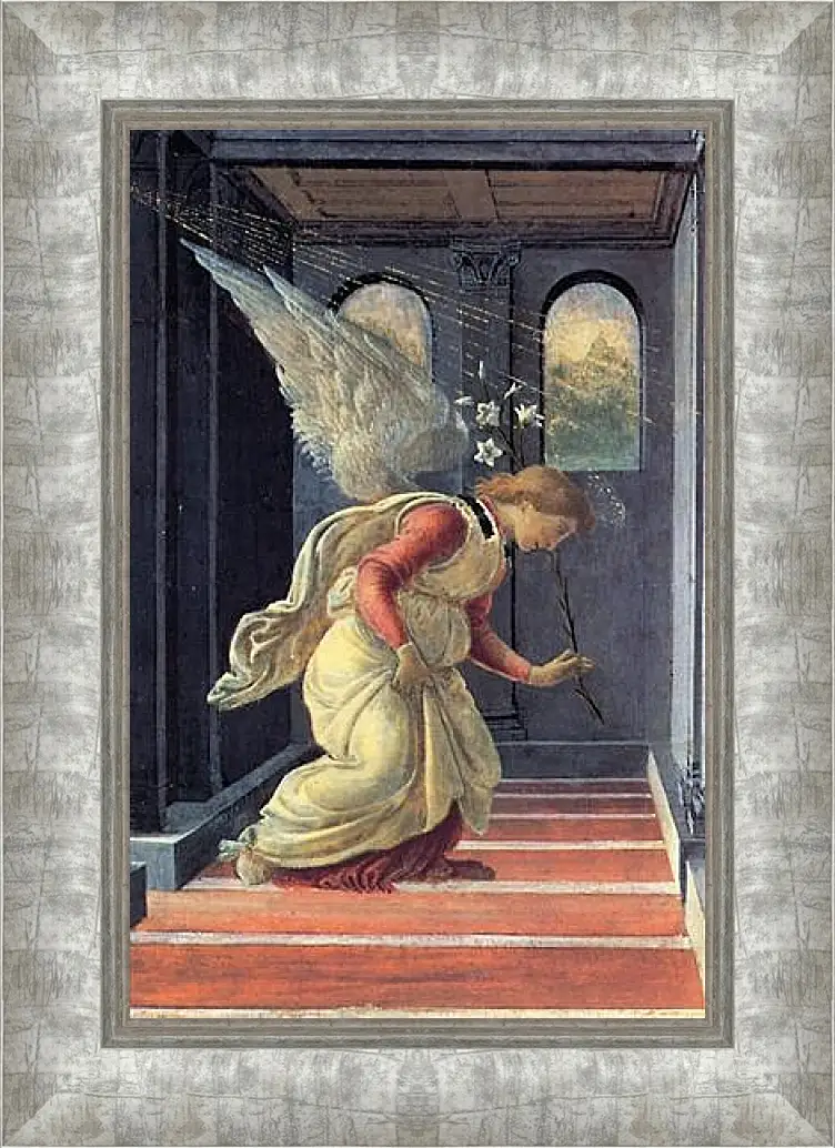 Картина в раме - The Annunciation detail (2) Сандро Боттичелли