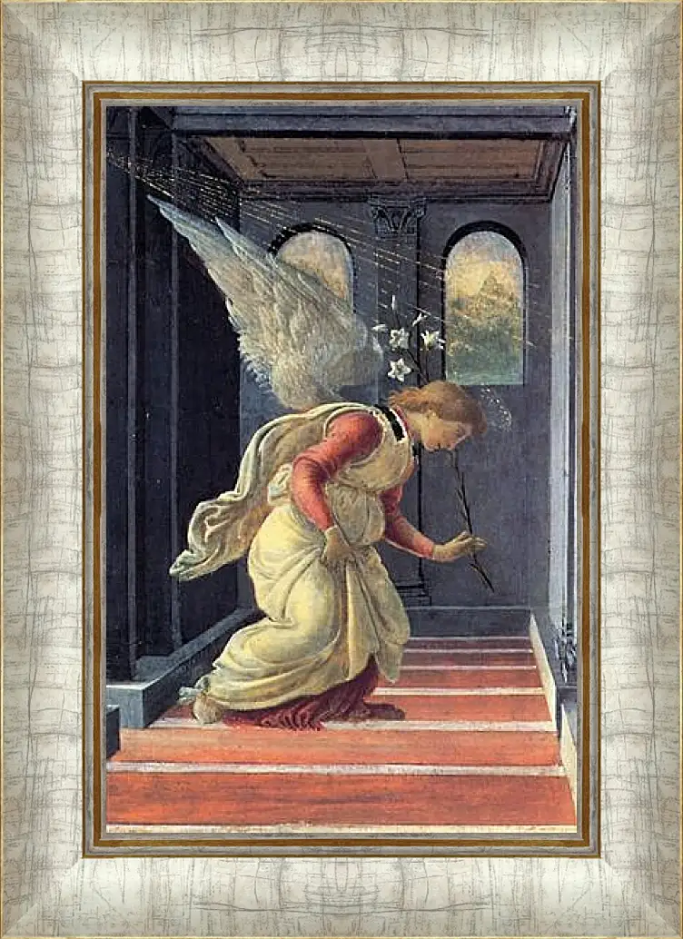 Картина в раме - The Annunciation detail (2) Сандро Боттичелли