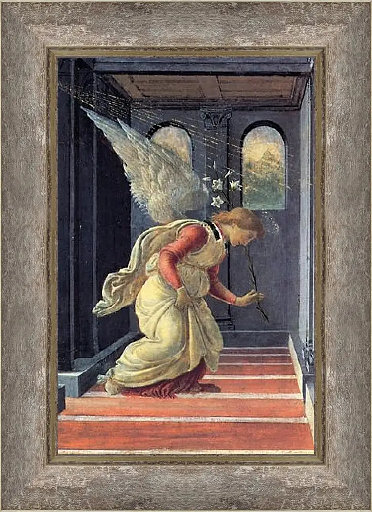 Картина в раме - The Annunciation detail (2) Сандро Боттичелли