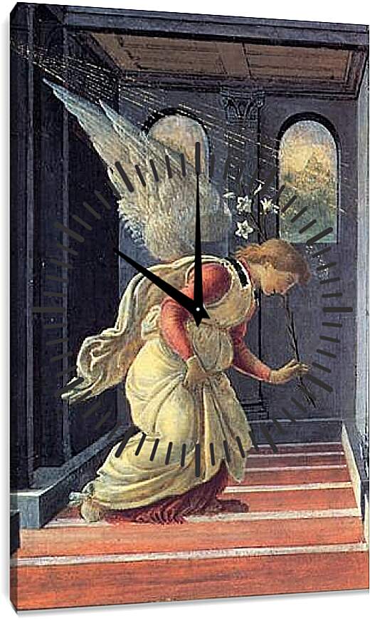 Часы картина - The Annunciation detail (2) Сандро Боттичелли