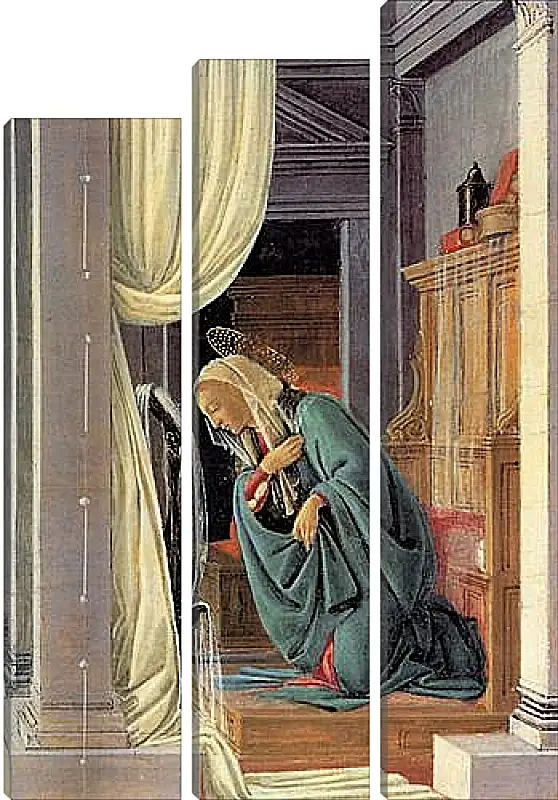 Модульная картина - The Annunciation detail. Сандро Боттичелли