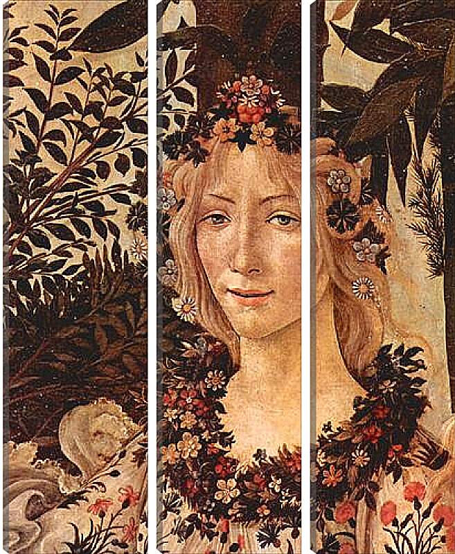 Модульная картина - Spring Primavera (detail Flora) Сандро Боттичелли