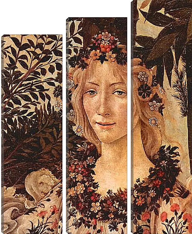 Модульная картина - Spring Primavera (detail Flora) Сандро Боттичелли