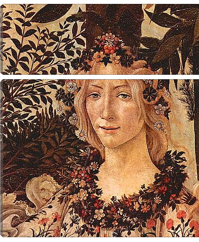 Модульная картина - Spring Primavera (detail Flora) Сандро Боттичелли