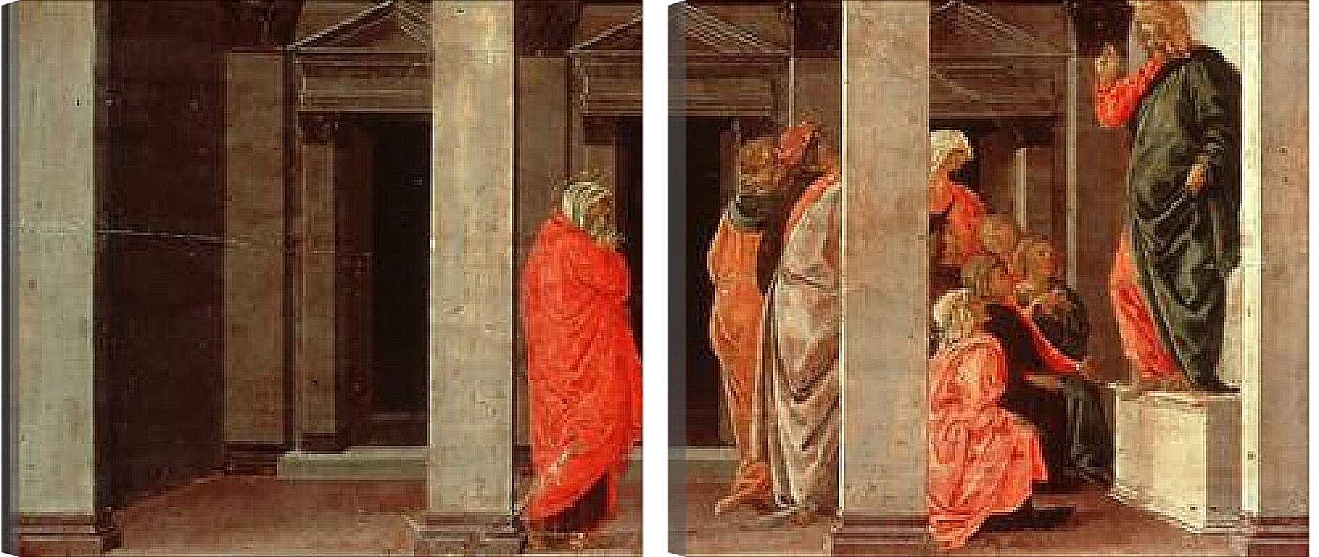 Модульная картина - Saints (3)	 Сандро Боттичелли
