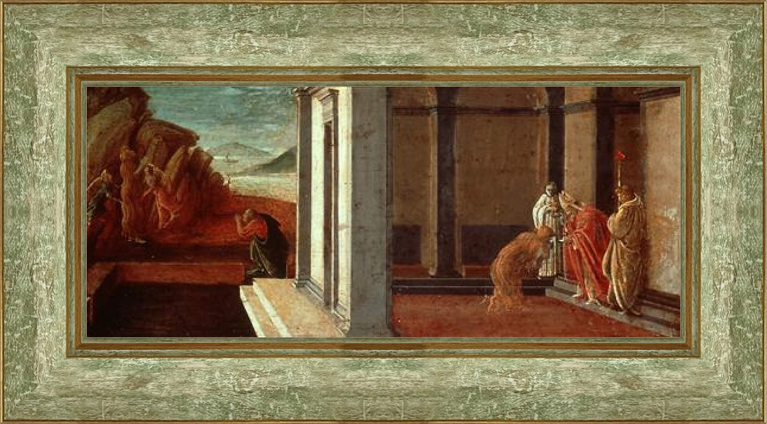 Картина в раме - Saints (2)	 Сандро Боттичелли
