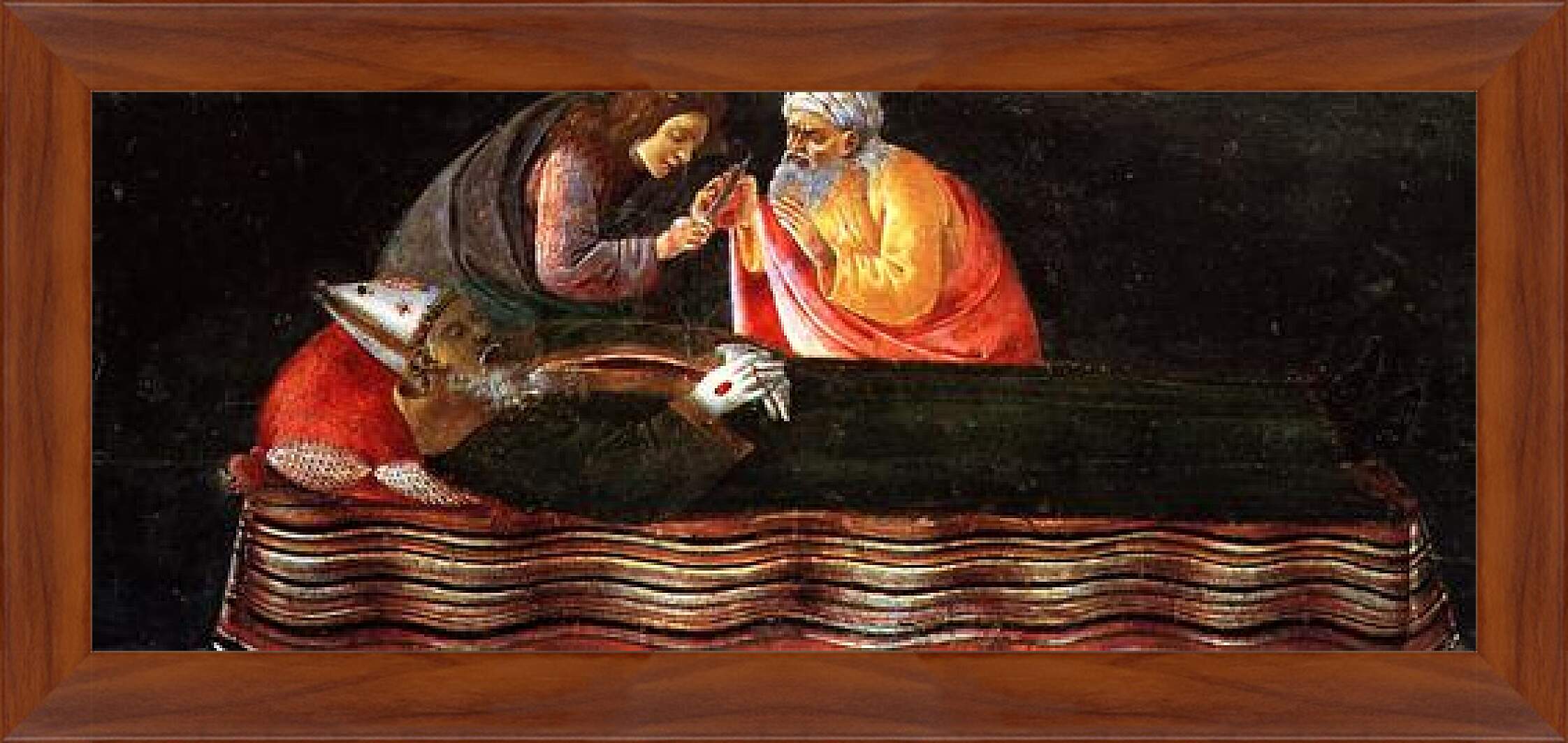 Картина в раме - Predella table of the San Barnaba Altar (3) Сандро Боттичелли
