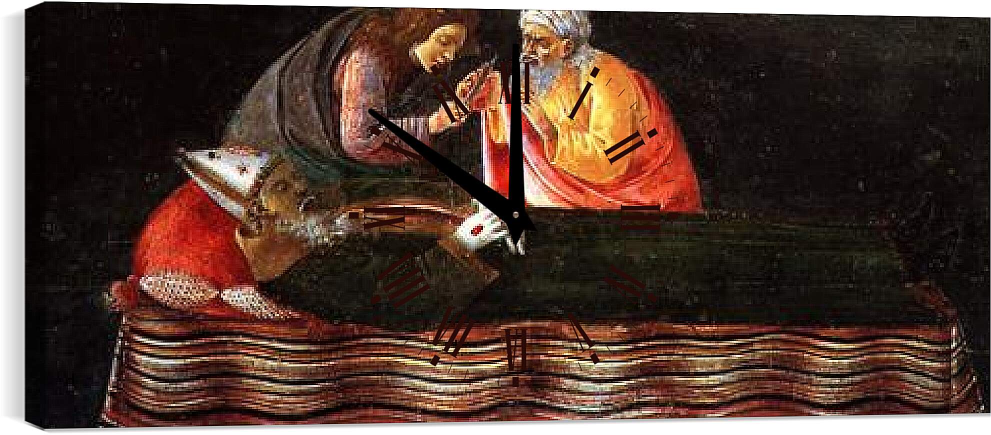 Часы картина - Predella table of the San Barnaba Altar (3) Сандро Боттичелли