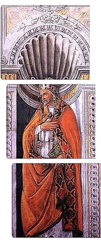 Модульная картина - Portrait of the pope, Staint Sixtus II. Сандро Боттичелли