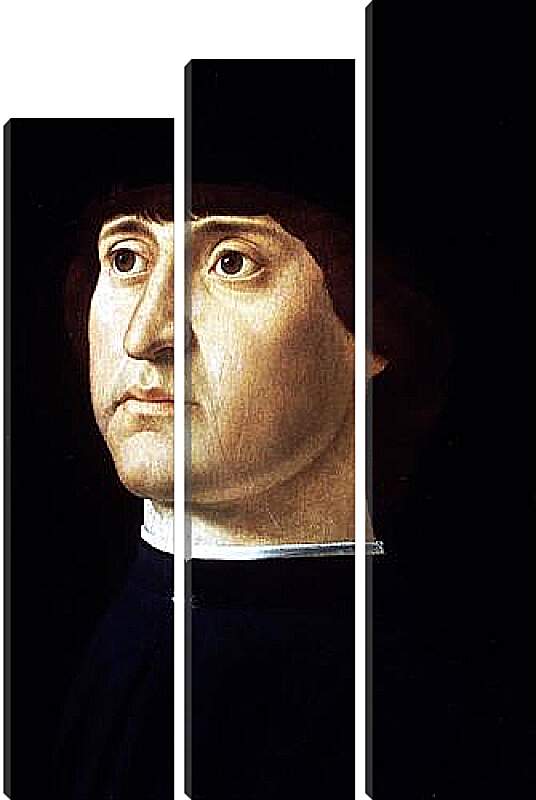 Модульная картина - Portrait of a man. Сандро Боттичелли