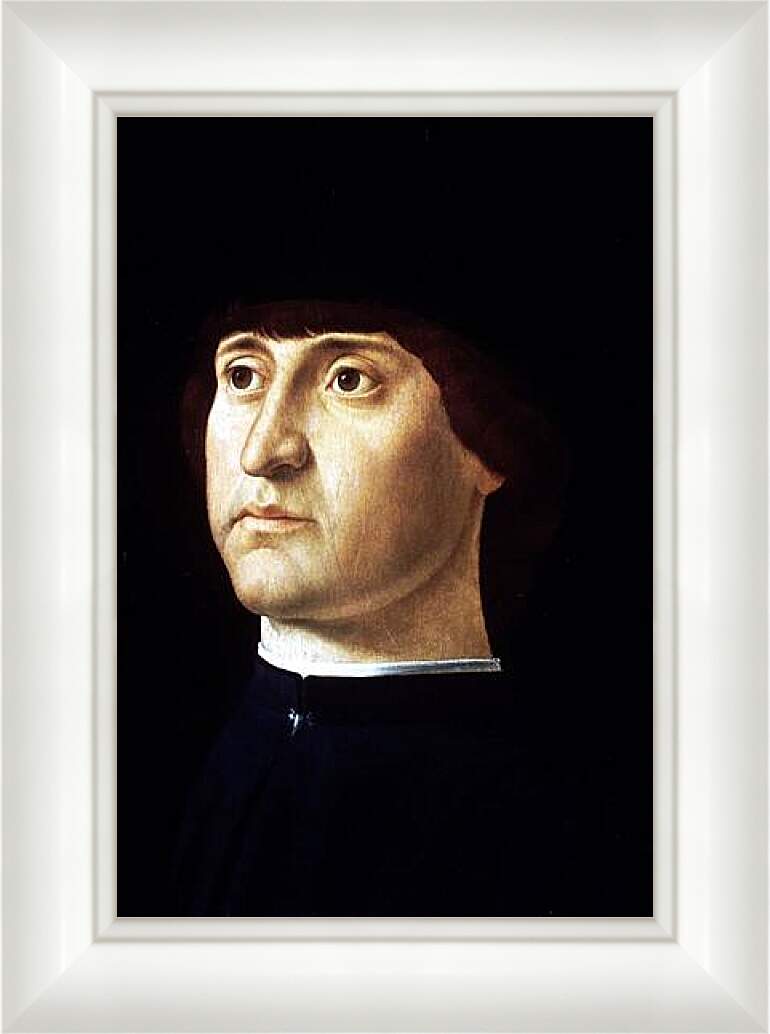 Картина в раме - Portrait of a man. Сандро Боттичелли