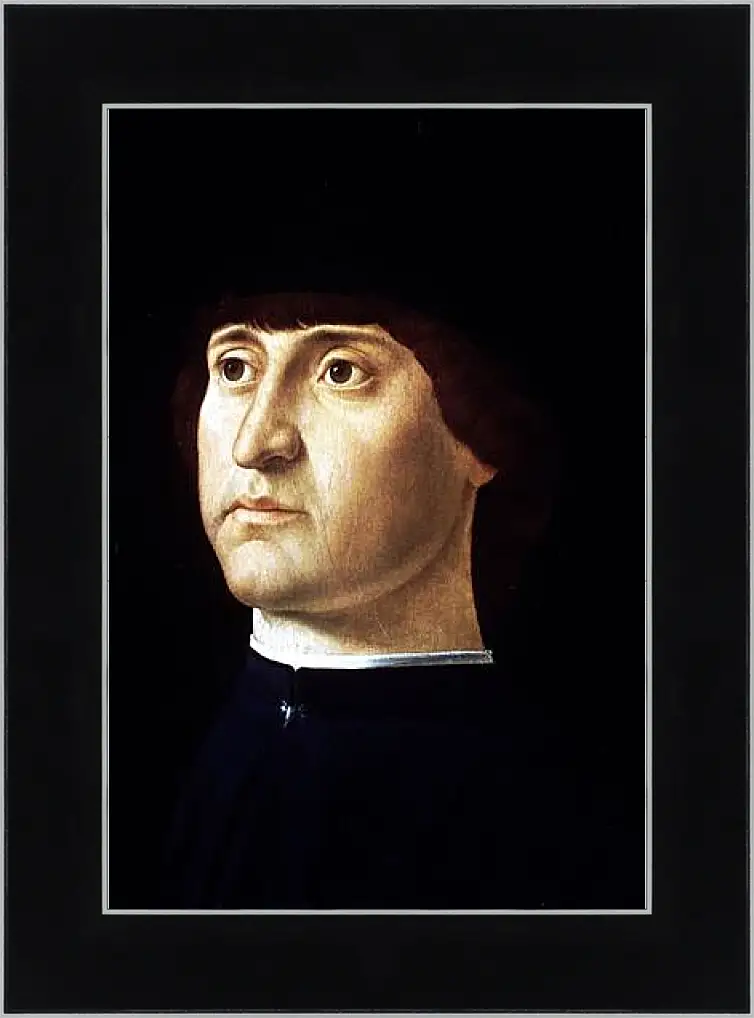 Картина в раме - Portrait of a man. Сандро Боттичелли