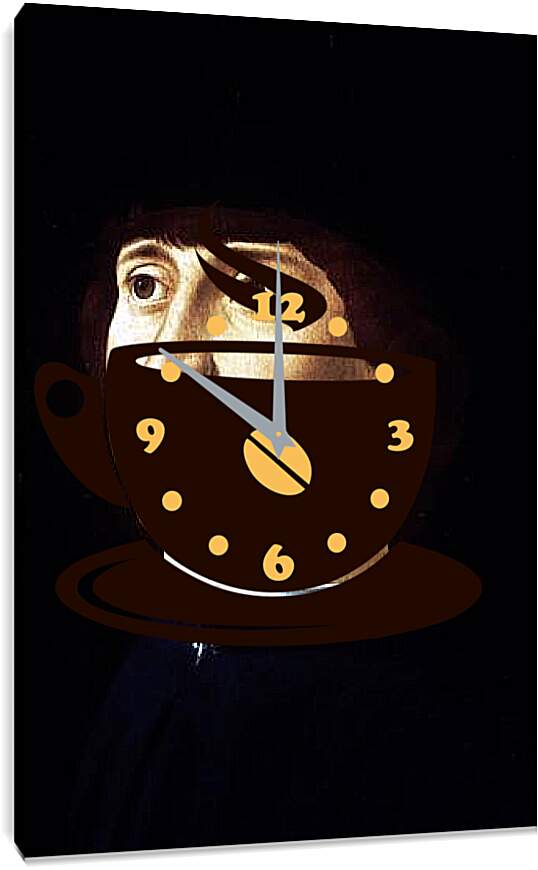 Часы картина - Portrait of a man. Сандро Боттичелли