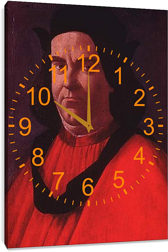 Часы картина - Portrait (5) Сандро Боттичелли