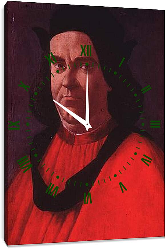 Часы картина - Portrait (5) Сандро Боттичелли