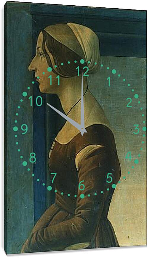 Часы картина - Portrait (3) Сандро Боттичелли