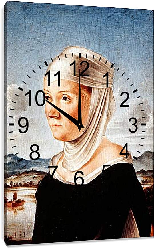 Часы картина - Nun of S.Sec... Сандро Боттичелли