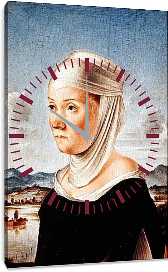 Часы картина - Nun of S.Sec... Сандро Боттичелли