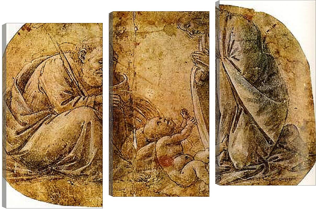 Модульная картина - Nativity of Jesus Christ. Сандро Боттичелли