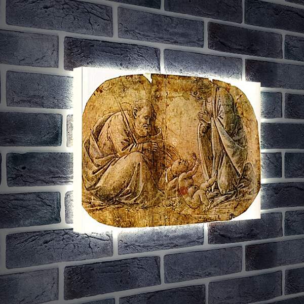 Лайтбокс световая панель - Nativity of Jesus Christ. Сандро Боттичелли