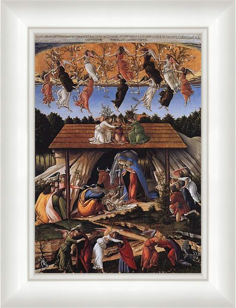 Картина в раме - Mystic nativity. Сандро Боттичелли