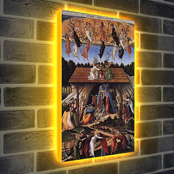 Лайтбокс световая панель - Mystic nativity. Сандро Боттичелли