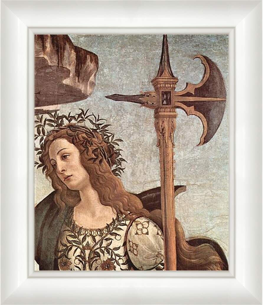 Картина в раме - Minerva and the Centaur (detail) Сандро Боттичелли