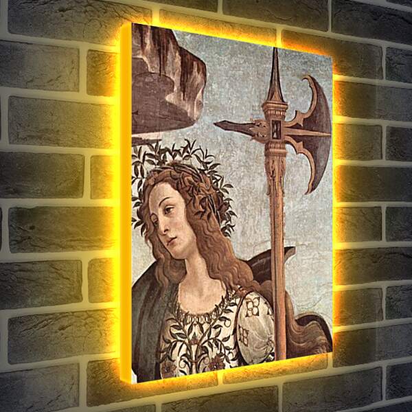 Лайтбокс световая панель - Minerva and the Centaur (detail) Сандро Боттичелли