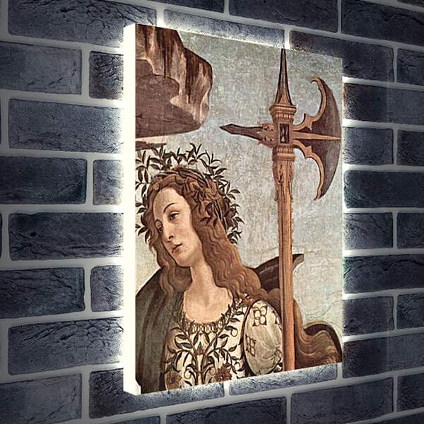 Лайтбокс световая панель - Minerva and the Centaur (detail) Сандро Боттичелли