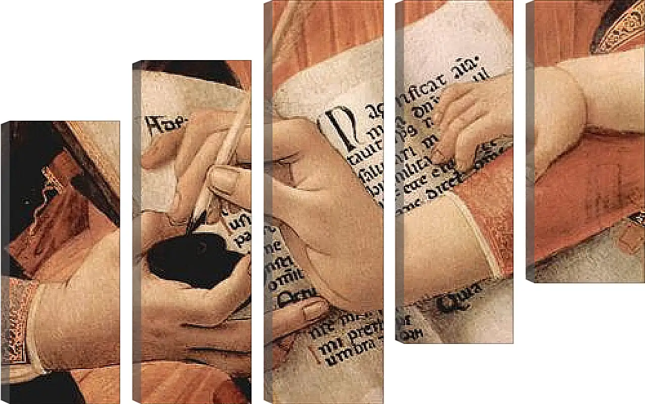 Модульная картина - Maria with Christ child and five angels (detail2) Сандро Боттичелли