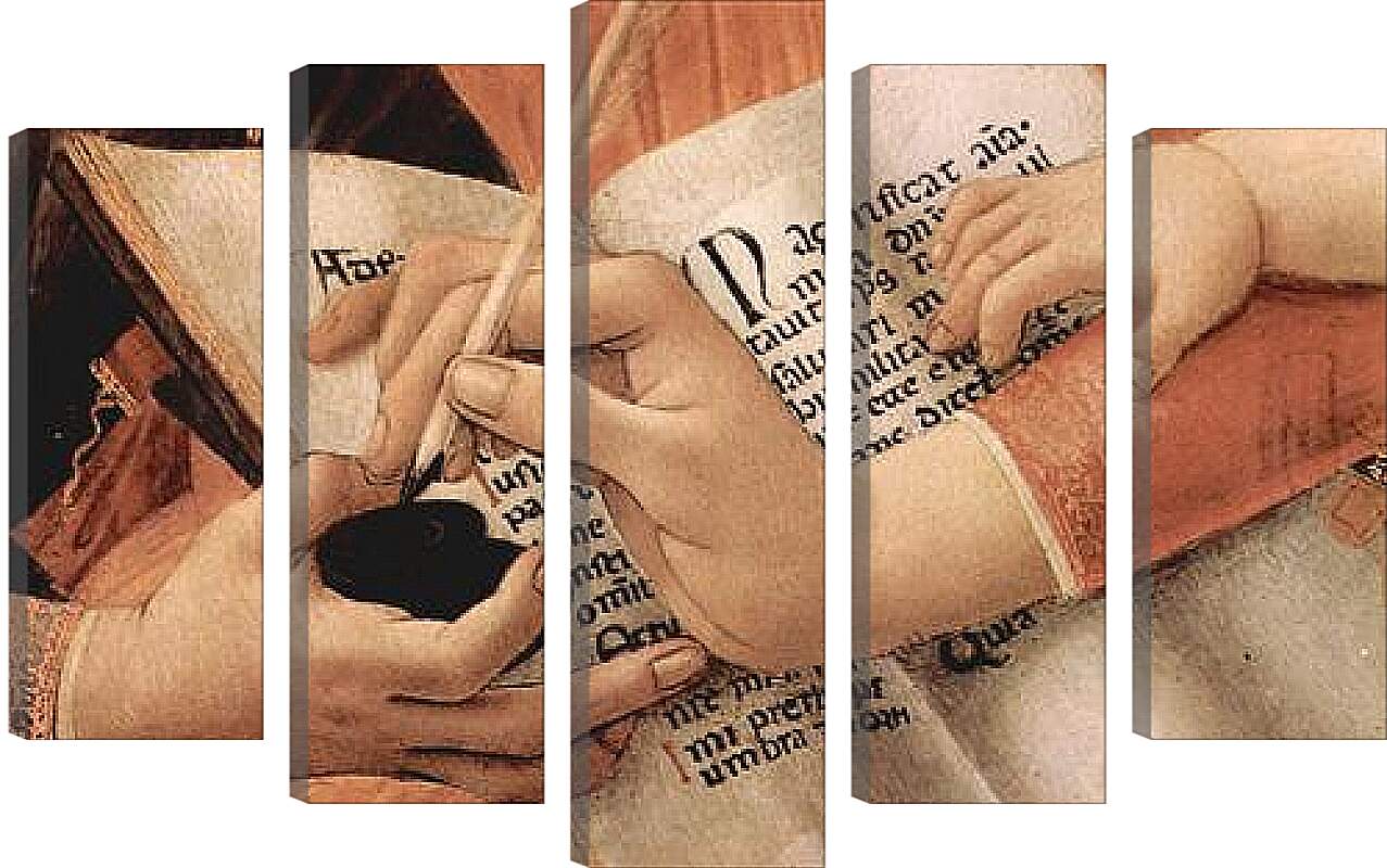 Модульная картина - Maria with Christ child and five angels (detail2) Сандро Боттичелли