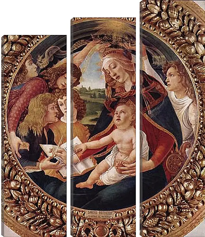 Модульная картина - Madonna with Christ Child. Сандро Боттичелли