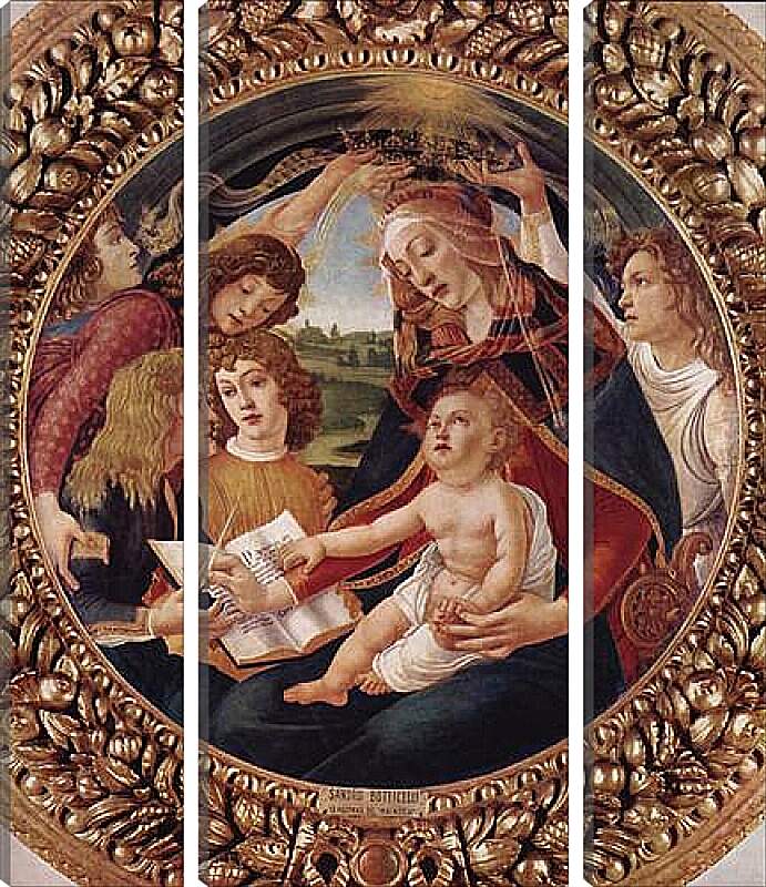 Модульная картина - Madonna with Christ Child. Сандро Боттичелли