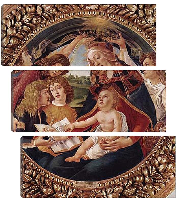 Модульная картина - Madonna with Christ Child. Сандро Боттичелли