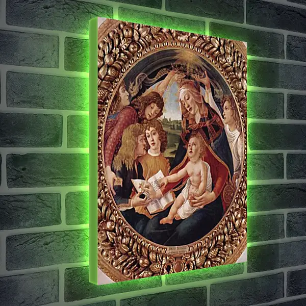 Лайтбокс световая панель - Madonna with Christ Child. Сандро Боттичелли