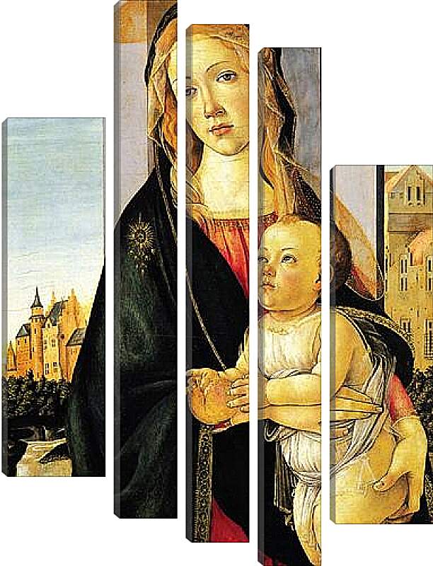 Модульная картина - Madonna (10) Сандро Боттичелли