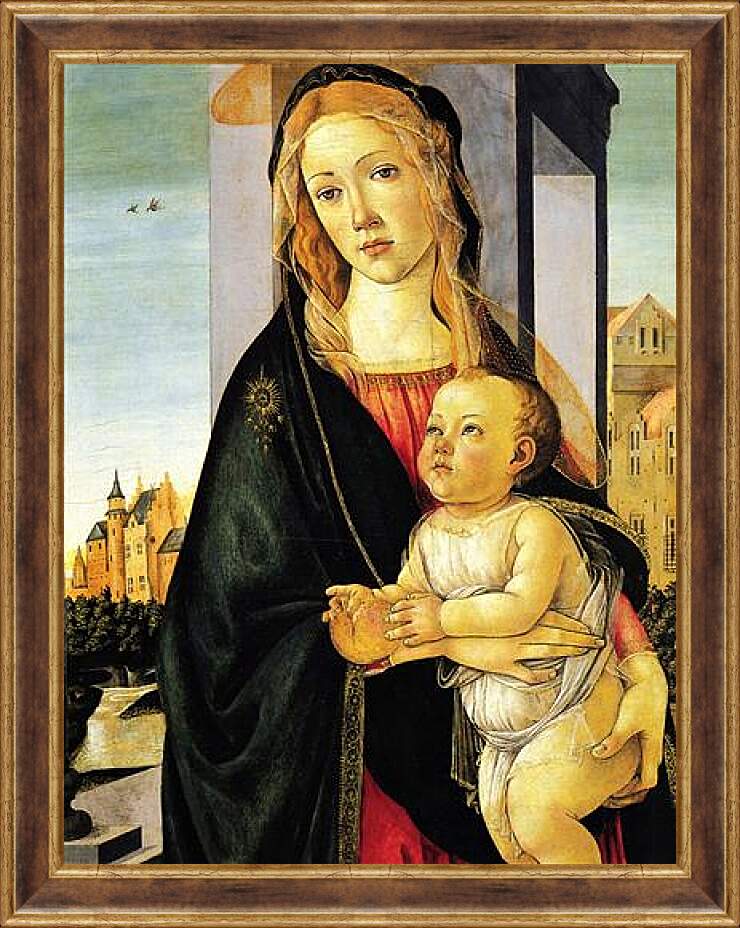Картина в раме - Madonna (10) Сандро Боттичелли