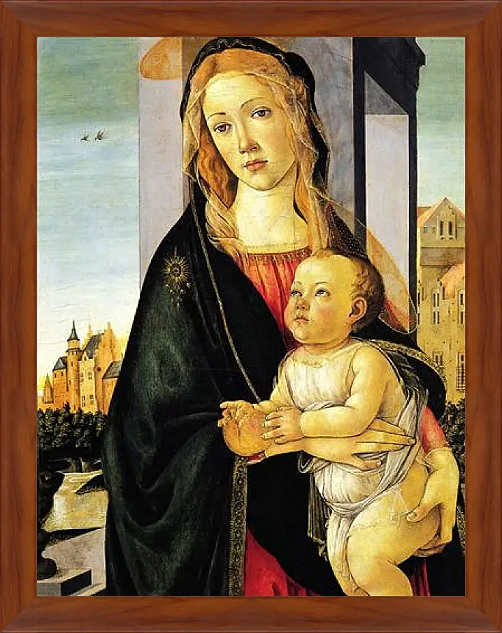 Картина в раме - Madonna (10) Сандро Боттичелли