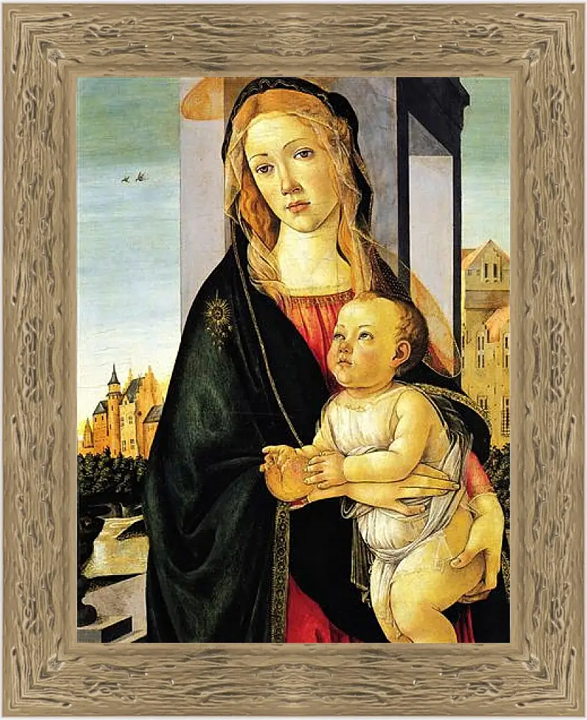 Картина в раме - Madonna (10) Сандро Боттичелли