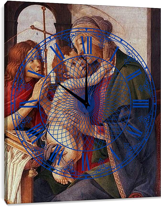 Часы картина - Madonna (9) Сандро Боттичелли