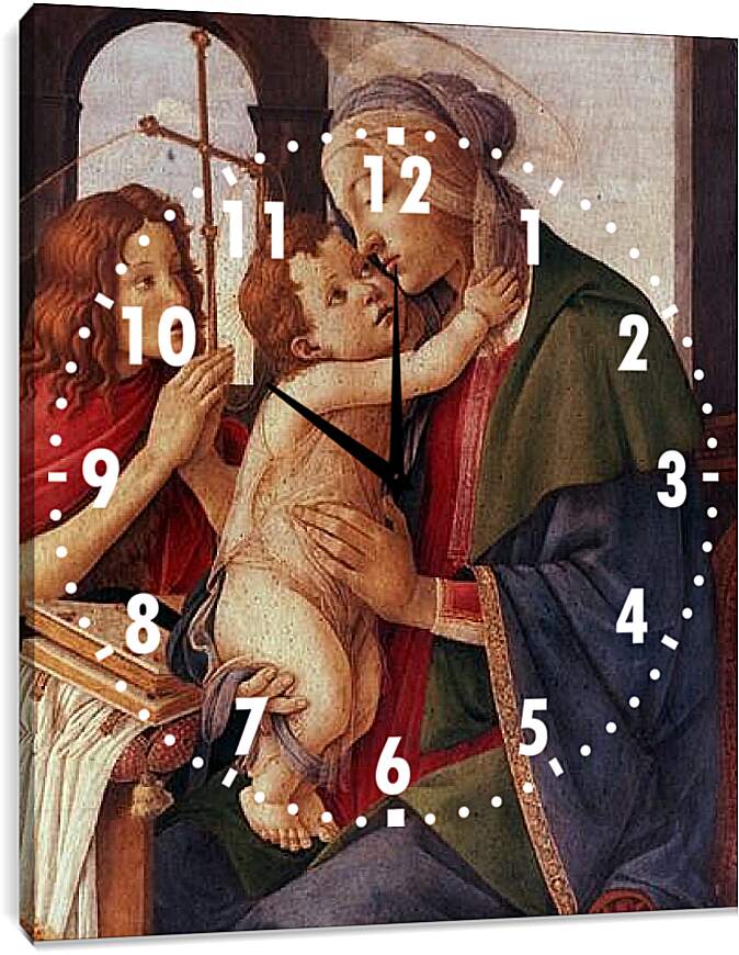 Часы картина - Madonna (9) Сандро Боттичелли